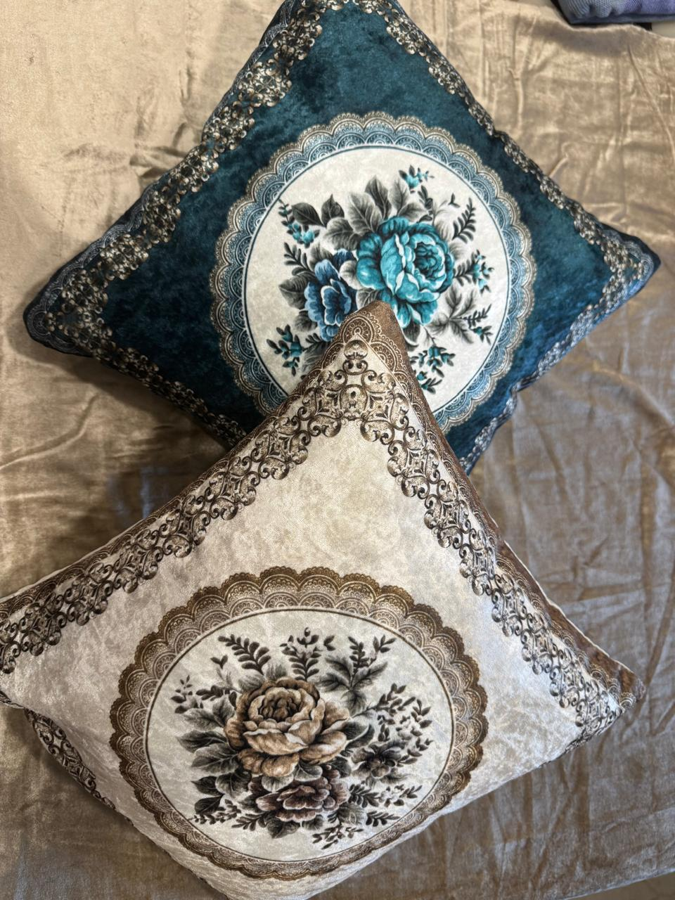 Royal Blossom Vintage Cushion Cover Collection